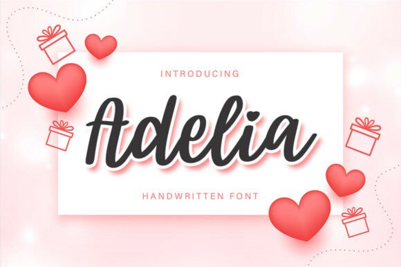Adelia Script: A Heartfelt Touch for Elegant Designs
