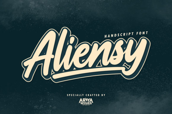 Aliensy: Bold Retro Typography for Modern Design