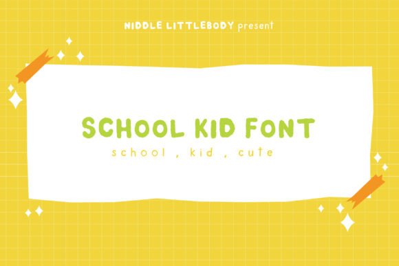 Authentic Handwriting: The School Kid Font