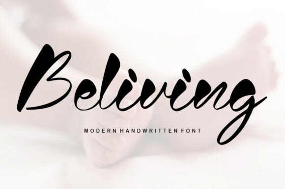 Beliving: The Handwritten Font for Elegant Design