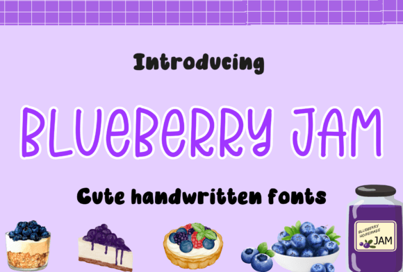 Blueberry Jam: The Playful Handwritten Font for Modern Design