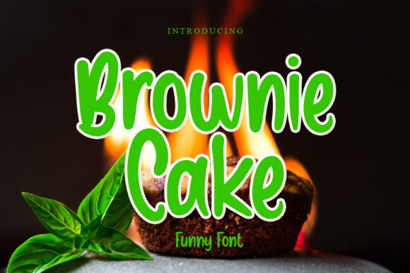 Brownie Cake Font: A Sweet Addition to Your Design Toolkit