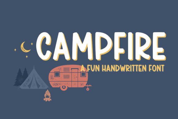 Campfire: Igniting Creativity with a Bold Handwritten Font