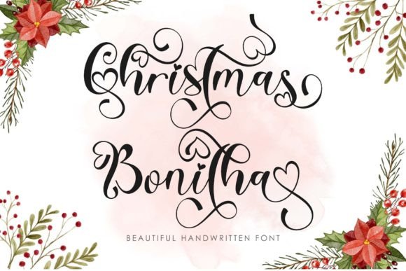 Christmas Bonitha: Elegant Typography for Festive Design