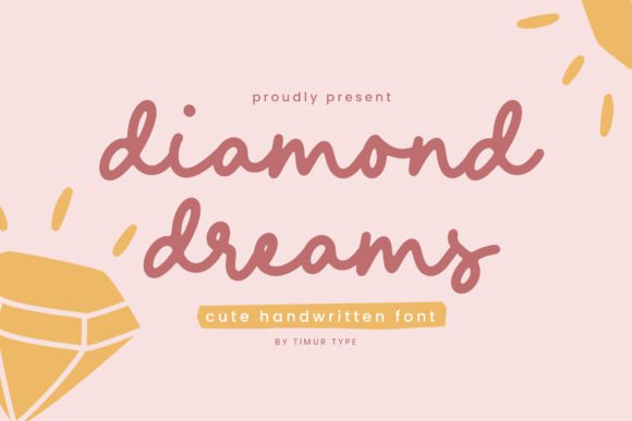 Diamond Dreams: Elevate Your Visual Design with This Distinctive Font
