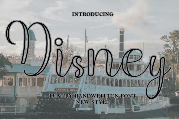 Disney Outline: A Charming Typeface for Heartfelt Design
