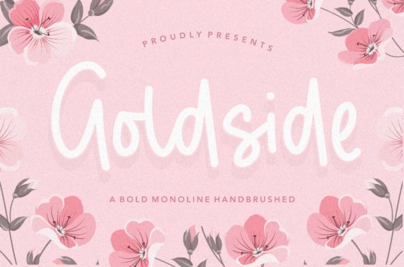 Goldside: Elevate Your Designs with Bold Handwritten Typography
