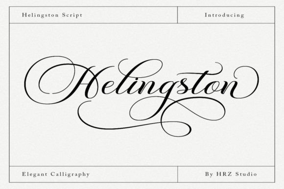 Helingston: Elevate Your Design with Elegant Handwritten Typography