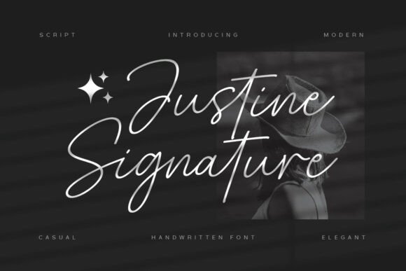 Justine Signature: Elevate Your Design with Handwritten Elegance