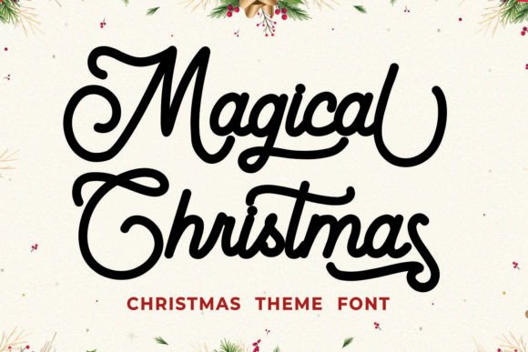 Magical Christmas Font: Elevate Your Visual Design