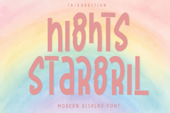 Nights Stargril: A Font for Crisp, Modern Elegance