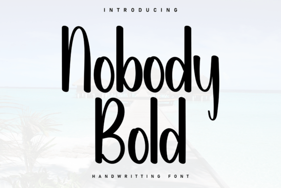 Nobody Bold: A Handwritten Font with Character