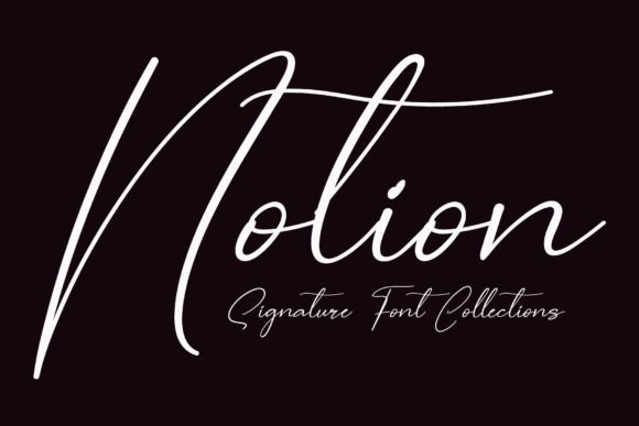 Notion: The Sweet & Cursive Font for Elegant Design
