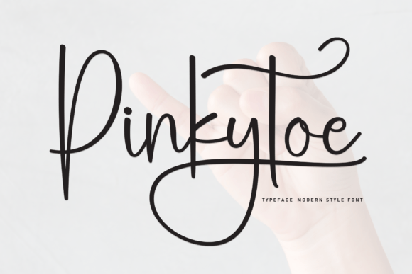 Pinkytoe: A Sweet Cursive Font for Joyful Design