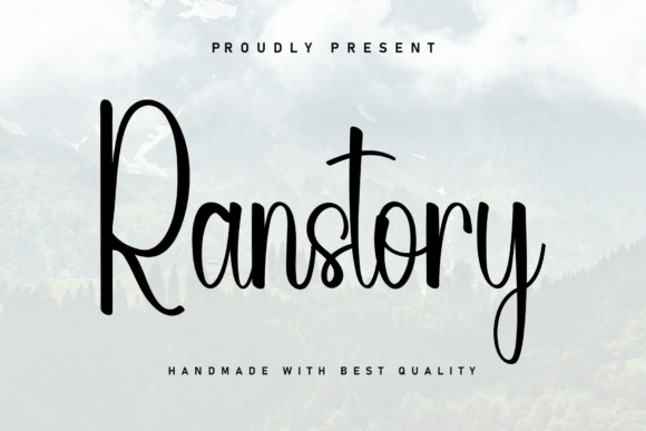 Ranstory: A Sweet Handwritten Font for Cozy Design