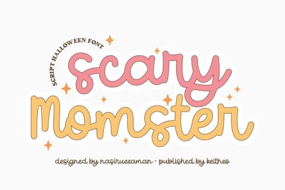 Scary Momster: A Handwritten Font for Whimsical Halloween Design
