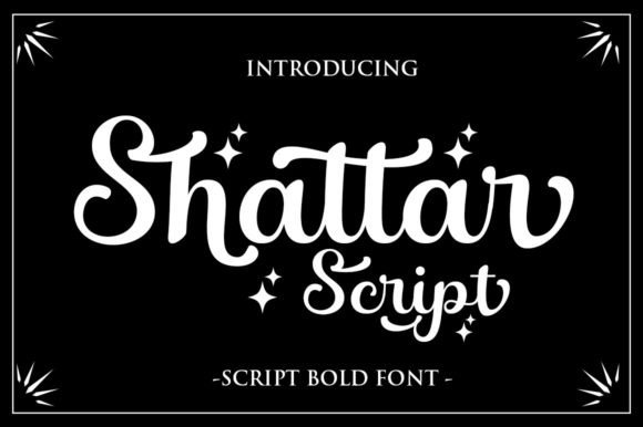 Shattar Script: The Elegant Handwritten Typeface for Modern Design
