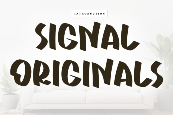 Signal Originals: Elevate Your Design with Timeless Typography