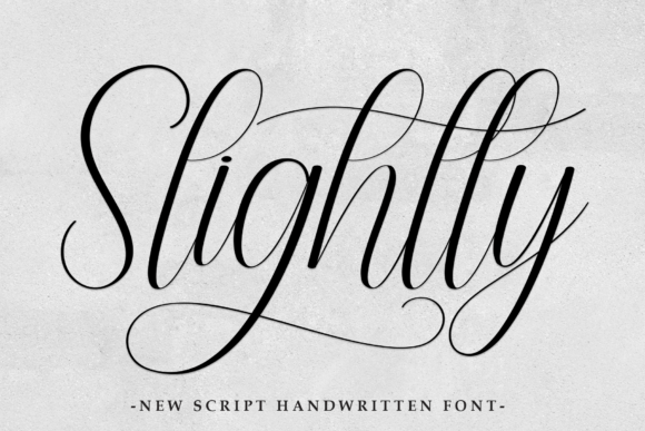 Slightly: A Sweet and Friendly Handwritten Font