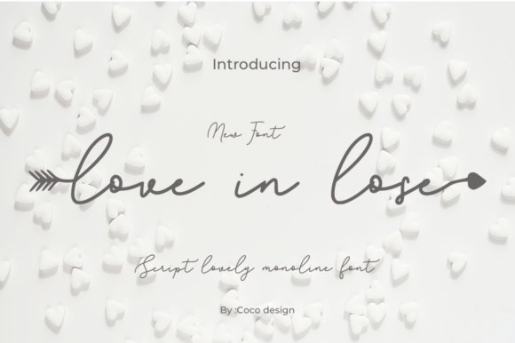 The Elegant Charm of Love in Lose for Modern Design