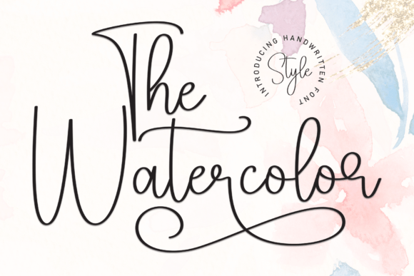 The Watercolor: A Timeless Handwritten Font for Modern Design