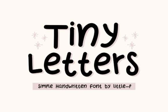 Tiny Letter: The Handwritten Font for Charming Design