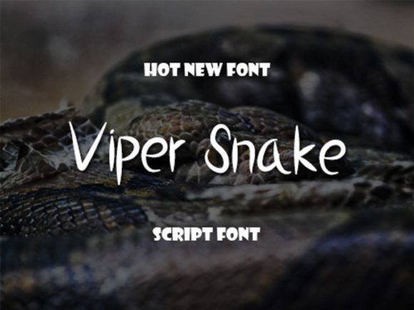 Viper Snake Font: A Stylish Choice for Modern Design